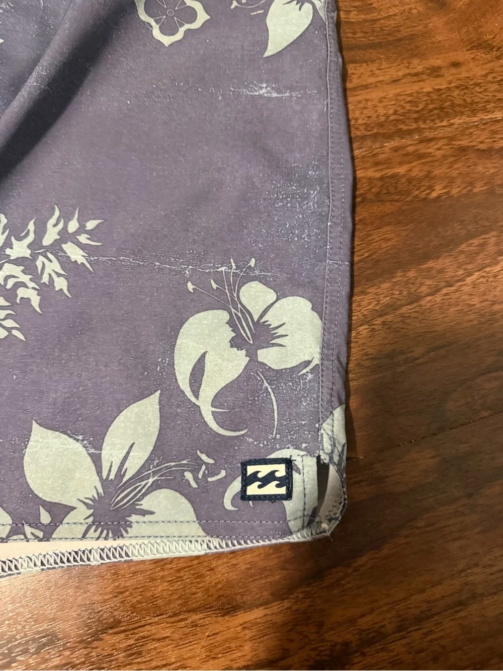 Billabong Blue Floral Men's Swim Board Shorts